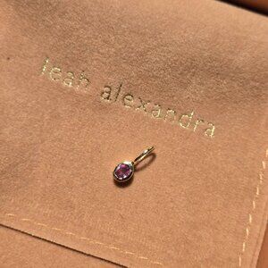 Leah Alexandra - Petite Oval Pink Sapphire Pendant